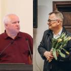 Dariusz Stasiak, z lewej, ma przeprosić gminę Milicz i jej burmistrza Piotra Lecha...