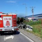 Wrocław: wypadek na zjeździe z A4, zablokowana droga dojazdowa. Lądował śmigłowiec...