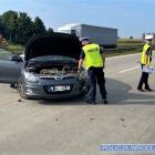 Wypadek na autostradzie A4  Autor: KMP we Wrocławiu