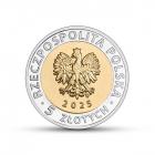 Nowa moneta o nominale 5 zł  / fot. Narodowy Bank Polski