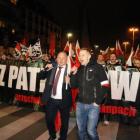 Jacek Międlar na ubiegłorocznym Marszu Patriotów we Wrocławiu  Autor: Bartosz Senderek