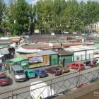 Bazar na Zielińskiego. Plac handlowy u zbiegu ulic Zielińskiego, Kolejowej i...