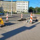 Obecnie na przystanku Dworzec Nadodrze prowadzone są prace związane z wymianą zwrotnicy...