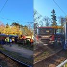 Wykolejenie tramwaju na pętli Sępolno  Autor: Czytelnik