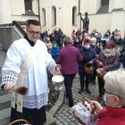Święcenie pokarmów w Wielką Sobotę  Autor: Andrzej Borek