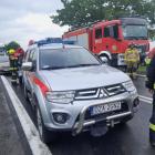 Wypadek na DK8 - 9 dzieci rannych  Autor: Marek Klita