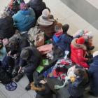 Uchodźcy wojenni z Ukrainy we Wrocławiu - przełom lutego i marca 2022  Autor: Jakub Jurek