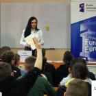 Lekcja o Unii w Zespole Szkół Elektryczno-Mechanicznych w Legnicy