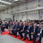 W czwartkowej uroczystości otwarcia nowej hali brali udział przedstawiciele Rządu RP i...