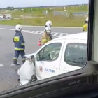 Wrocław: Rozbite auta blokują wyjazd w stronę Środy Śląskiej  Autor: Czytelnik