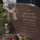 Grób Agnieszki Kotlarskej-Świątek na Cmentarzu Grabiszyńskim  Autor: Łukasz Woźnica