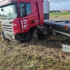 Wypadek na drodze S5 koło Kryniczna  Autor: Czytelnik