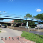 Kładka piesza nad aleją Hallera  Autor: ZDiUM
