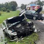 Groźny wypadek na drodze Wrocław - Świdnica. Wjazd do miasta zakorkowany  Autor: OSP...