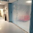 Czerwona strefa w szpitalu przy Fieldorfa  Autor: UMWD