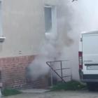 Pożar na Pilczycach. Trwa dogaszanie budynku. Jedna osoba ranna  Autor: Czytelniczka