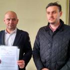 Dominik Kłosowski i Bartłomiej Ciążyński z wrocławskiego SLD  Autor: Bartosz Senderek