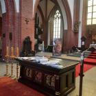 Mężczyzna zdewastował Katedrę św. Marii Magdaleny we Wrocławiu  Autor: Straż Miejska...