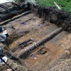 Prace archeologiczne odsłoniły ciała 25. dawnych wrocławian, żyjących na tych terenach...