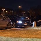 Dantejskie sceny na parkingu aquaparku  Autor: Jakub Jurek