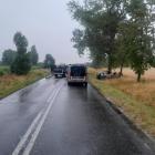 Wypadek koło Borka Strzelińskiego  Autor: MK