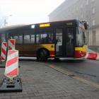 Objazd dla autobusów na Pomorskiej  Autor: Jakub Jurek