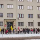 Pikieta anty-poborowa zorganizowana pod siedzibą Wojskowego Centrum Rekrutacyjnego przy...