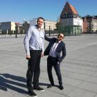 Mieczysław Łopatka i Maciej Zegan  Autor: mat. KWW Z Dutkiewiczem dla Dolnego Śląska