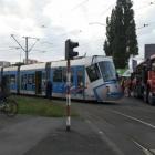 Wykolejenie tramwaju na Tarnogaju  Autor: Zdjęcia dzięki Pomoc Drogowa...