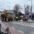 Remont na placu Bema  Autor: Askaniusz Polcyn