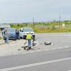 Wrocław: Rozbite auta blokują wyjazd w stronę Środy Śląskiej  Autor: Czytelnik
