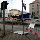 Remont torowiska na Hallera  Autor: Bartosz Senderek