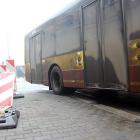 Objazd dla autobusów na Pomorskiej  Autor: Jakub Jurek
