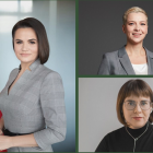 Swietłana Cichanouska, Maryja Kalesnikawa i Wołha Kawalkowa  Autor: Mat. pras.