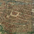   Lata 1740-1760&nbsp; , Plan Wrocławia na rysunku F. B. Wernera z Topographia Seu...