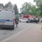 Czołówka na Strachocińskiej. Po wypadku troje dzieci trafiło do szpitala  Autor: Czytelnik
