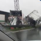 Korek na obwodnicy Wrocławia po wypadku ciężarówki  Autor: Czytelnik