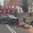 W zderzeniu dwóch aut śmierć poniosła jedna osoba  Autor: facebook.com/WypadkiDrogowe24