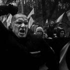 Marsz Niepodległości organizowany przez środowiska narodowościowe (11.11.2016),...