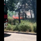 Duży pożar na zachodzie miasta  Autor: Czytelniczka