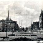 Plac Grunwaldzki, rok 1936. Widok w kierunku Mostu Grunwaldzkiego  Autor: fotopolska.eu