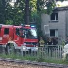 Pożar domu jednorodzinnego na Biskupinie. Jedna osoba ranna  Autor: Andrzej Borek