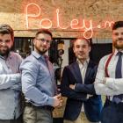Współtwórcy startupu Poley.me. Pierwszy z prawej Daniel Wieczorek.  Autor: Poley.me
