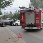 Czołówka na Strachocińskiej. Po wypadku troje dzieci trafiło do szpitala  Autor: Czytelnik