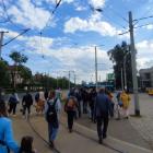 Wykolejenie tramwaju przy zajezdni Borek  Autor: Weronika Sypień - Radzińska