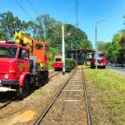 Wykolejenie tramwaju - Mickiewicza, Wrocław  Autor: Maciej Afeltowicz