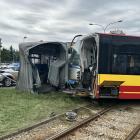 Wypadek MPK na Świeradowskiej we Wrocławiu / fot. Jakub Jurek