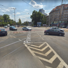   Skrzyżowanie ul. Powstańc&oacute;w Śląskich z al. Hallera i al. Wiśniową  -...