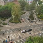 Potrącenie pieszego przez tramwaj - plac Grunwaldzki, Wrocław  Autor: Internautka