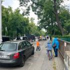 Ćwiczenia służb na ul. Powstańców Śląskich obok budynku GDDKiA. Zablokowany jeden pas.